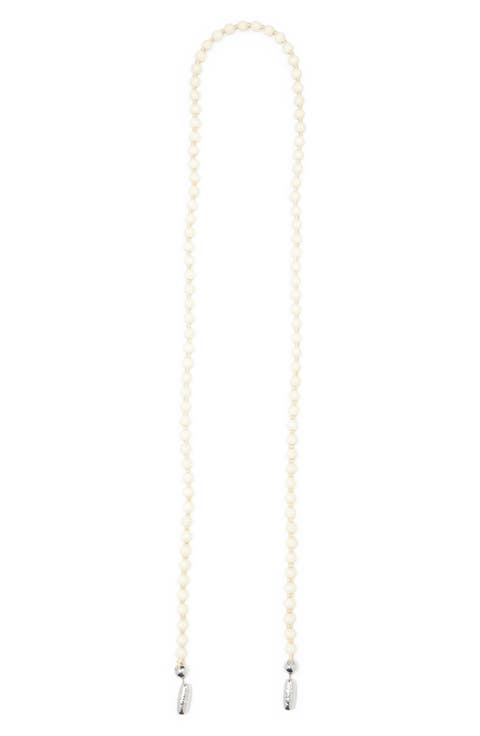 Wood Beaded Crossbody Strap