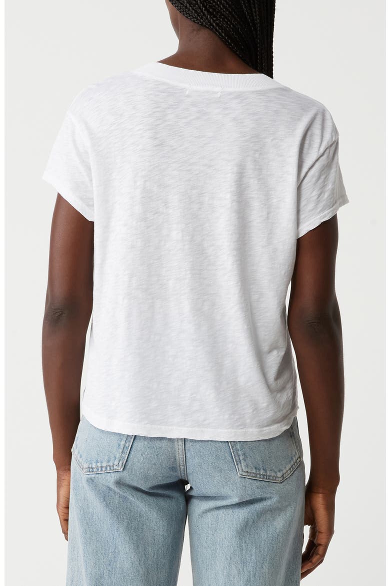 Harlan Cotton V-Neck T-Shirt, Alternate, color, WHITE