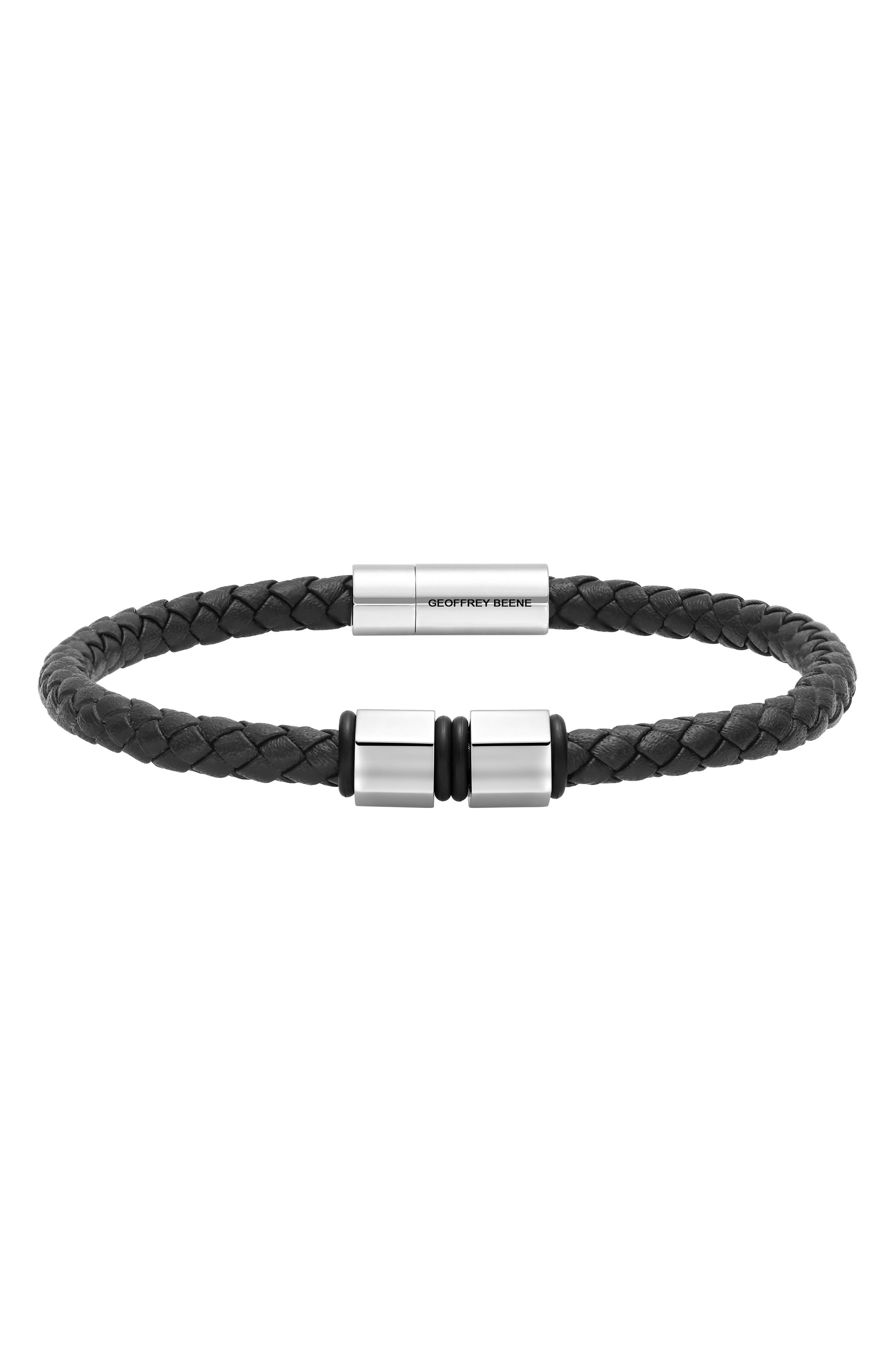 Men's Braided Leather Bracelet