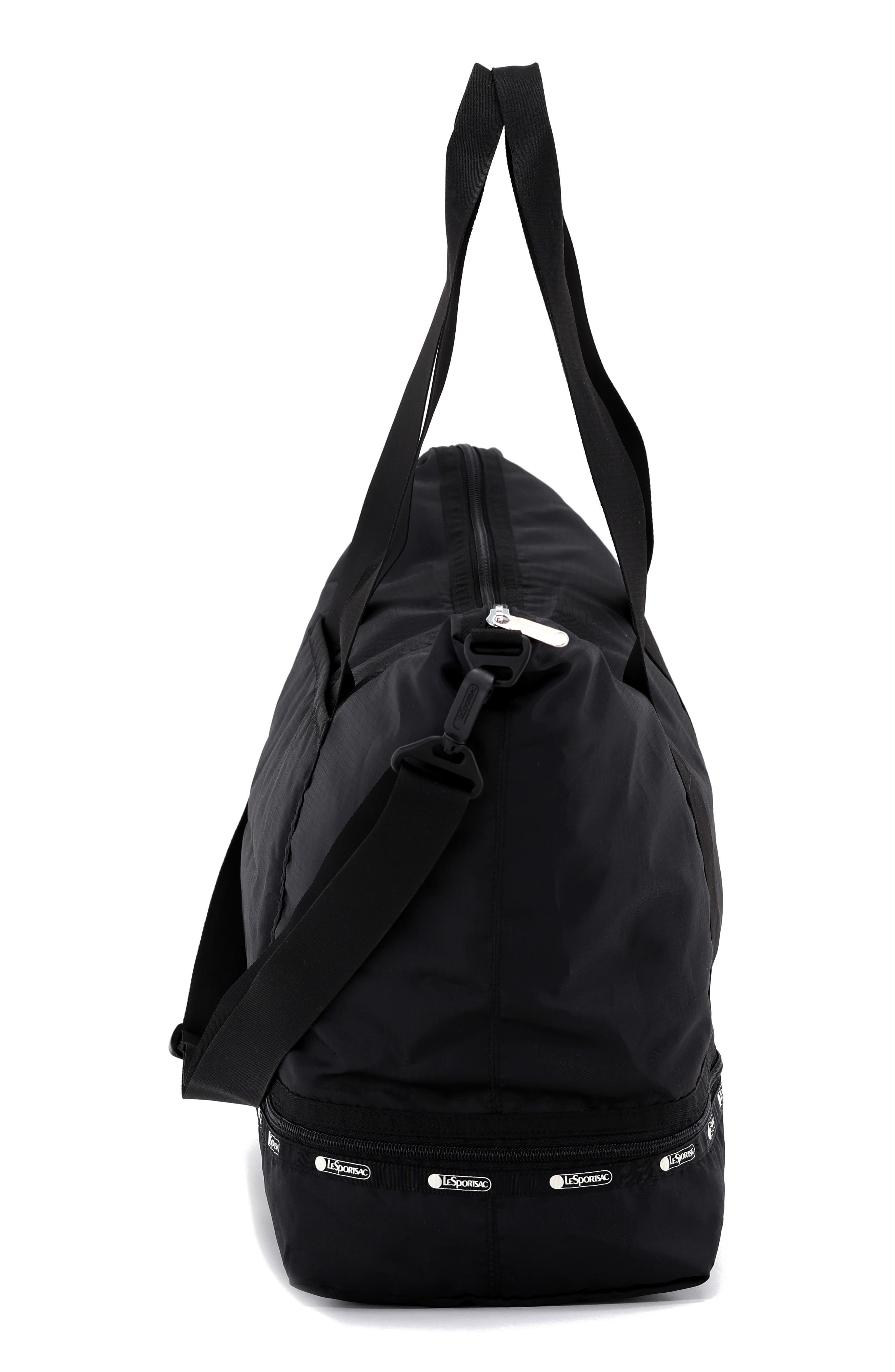 LeSportsac Dakota Med DLX Duffel, Alternate, color, Jet Black