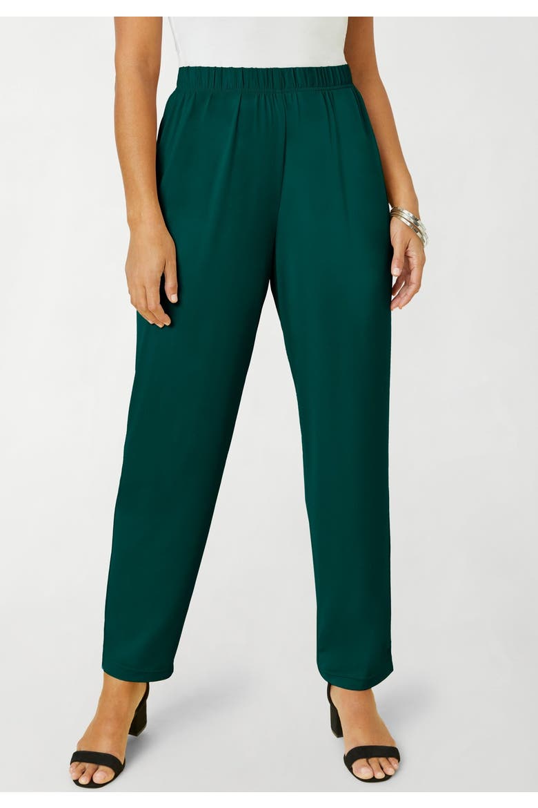 Stretch Knit 4 Piece Wardrober, Alternate, color, EMERALD GREEN