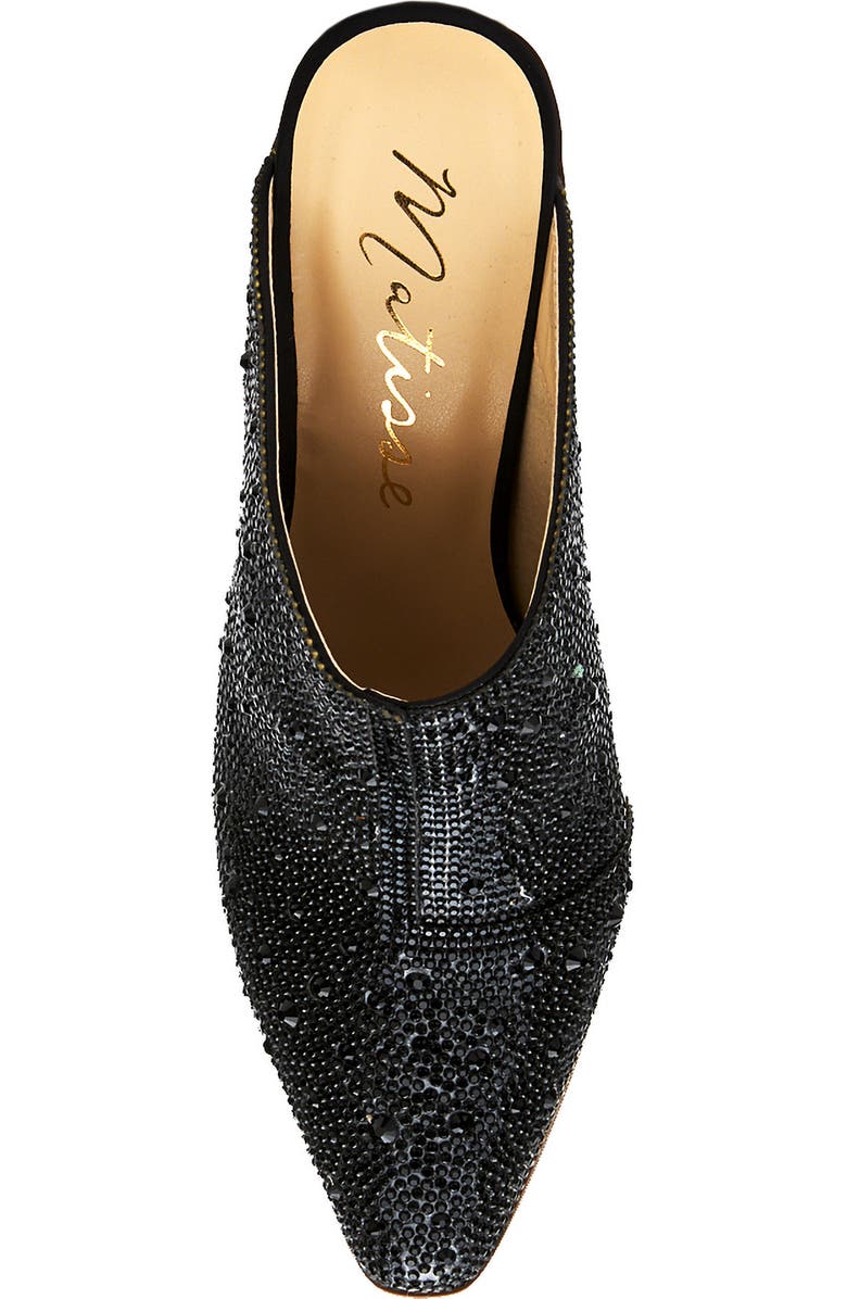 Matisse Gatsby Rhinestone Pointed Toe Mule, Alternate, color,