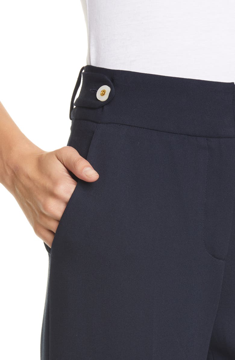 Veronica Beard Aubrie Crop Wide Leg Pants, Alternate, color, 