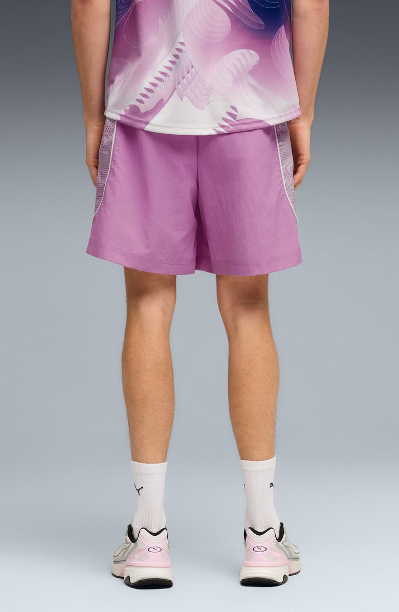 PUMA tech-X Relaxed Shorts, Alternate, color, Mauve Pop