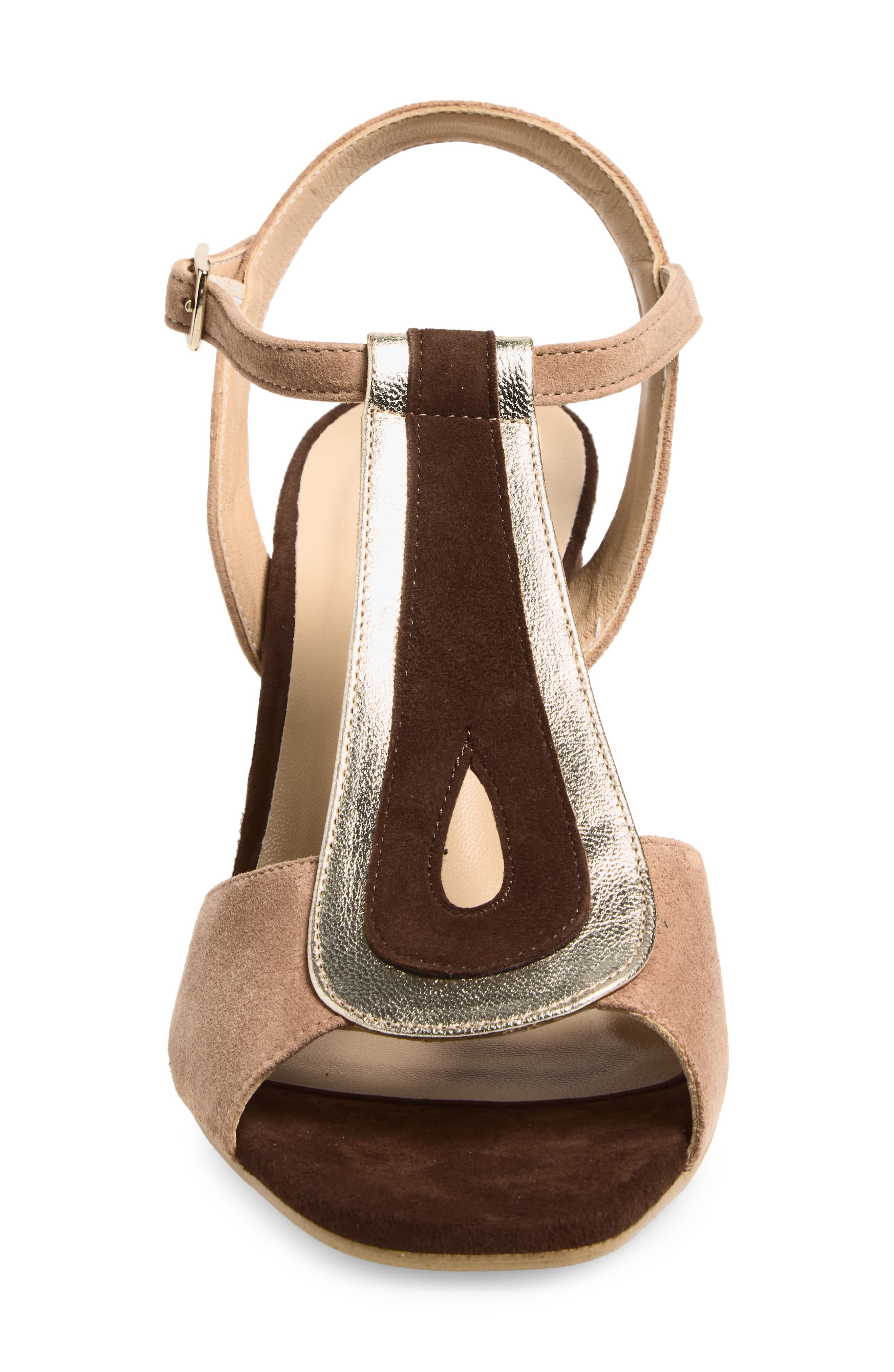Cordani Indie Ankle Strap Sandal, Alternate, color, Sand-Gold