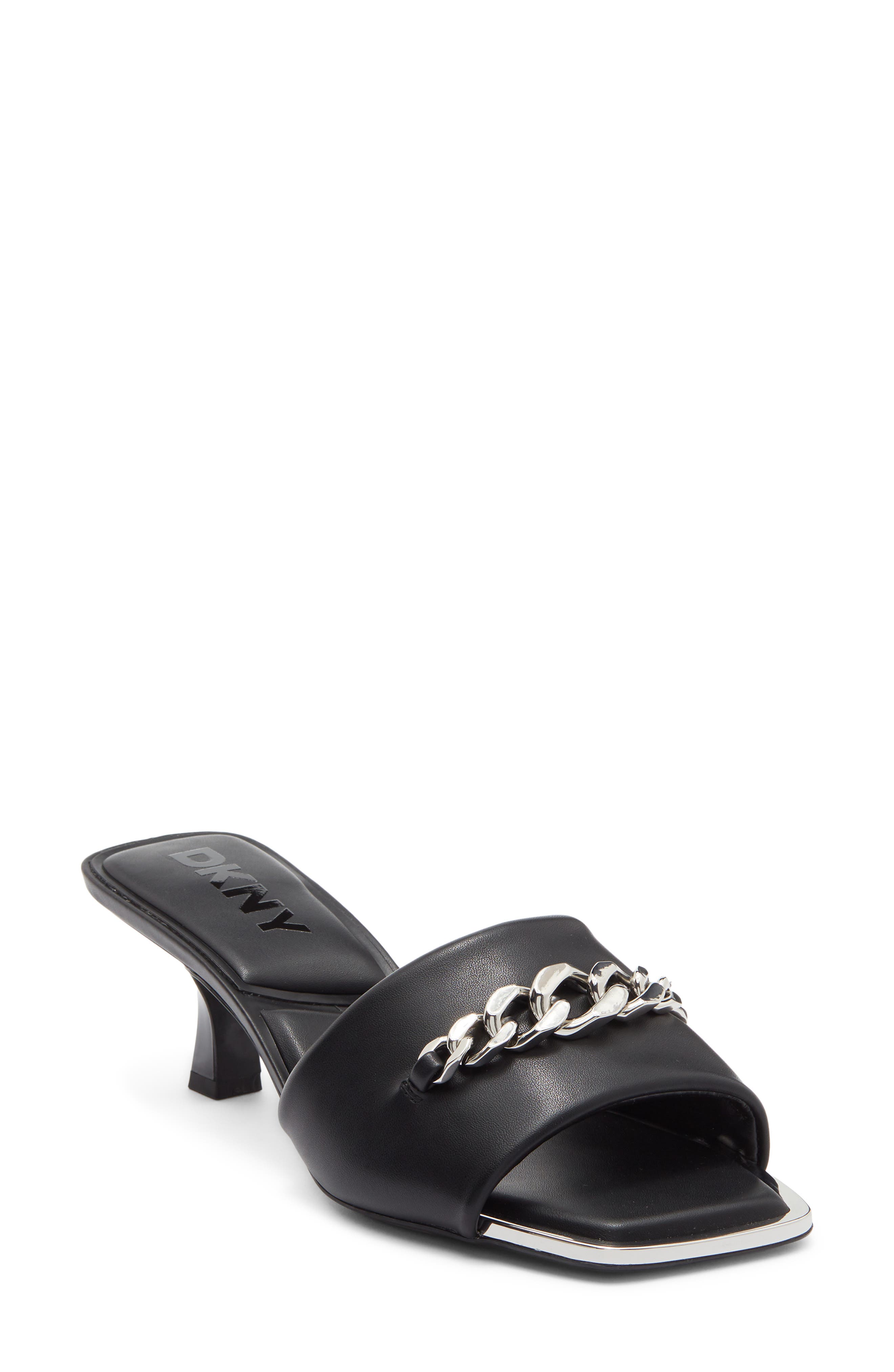 DKNY Jileen Mule Sandal, Main, color, Black