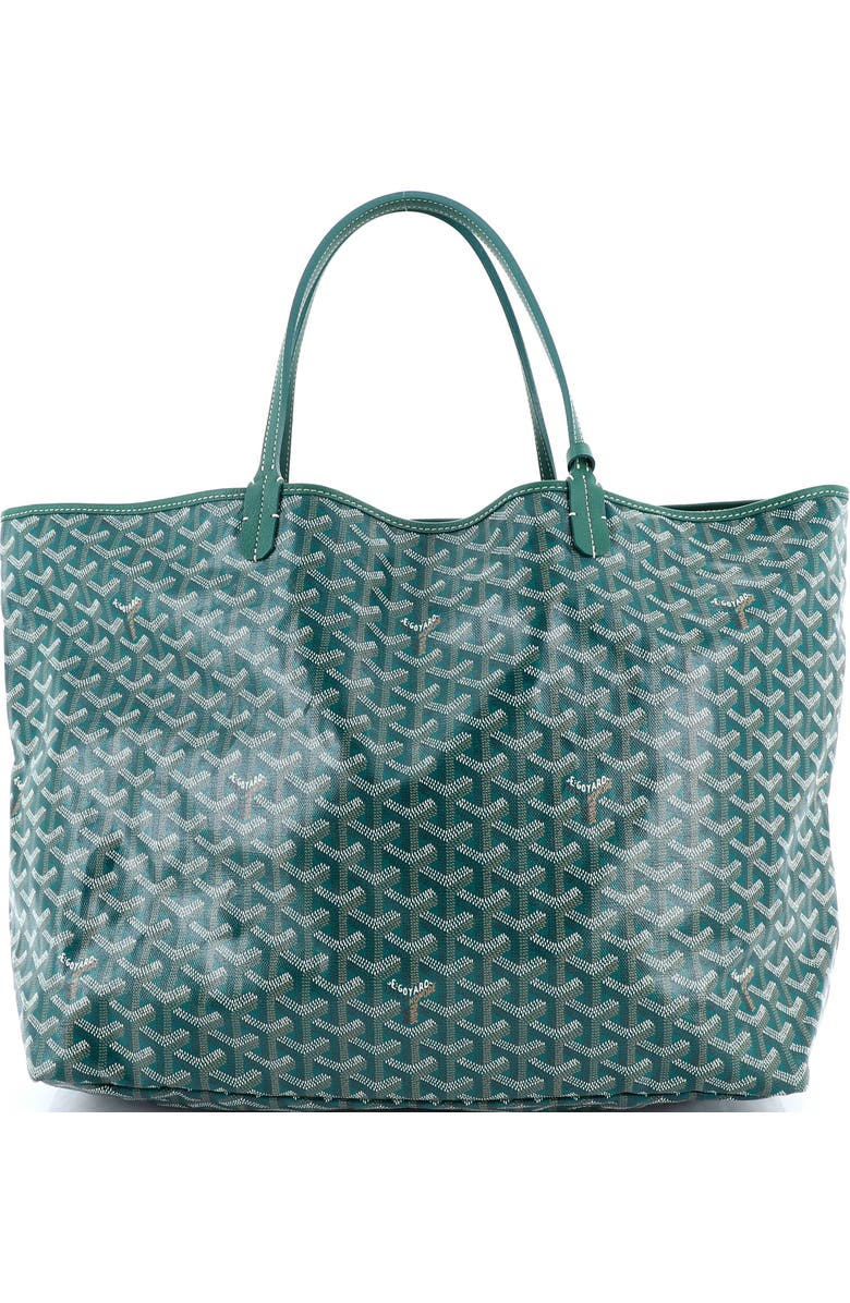 Pre-Owned Goyard Saint Louis Tote Coated Canvas GM, Main, color, Green