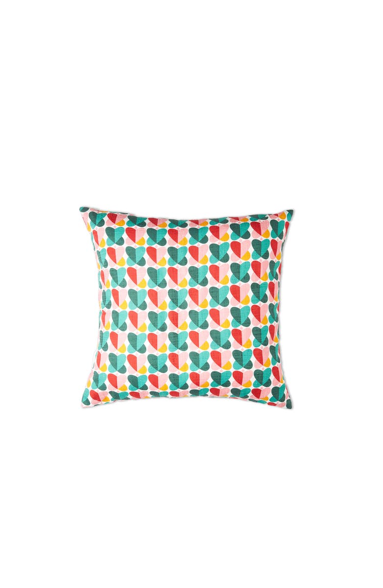 La DoubleJ Cushion (55X55) Farfalle Multicolor, Main, color, Farfalle Multicolor