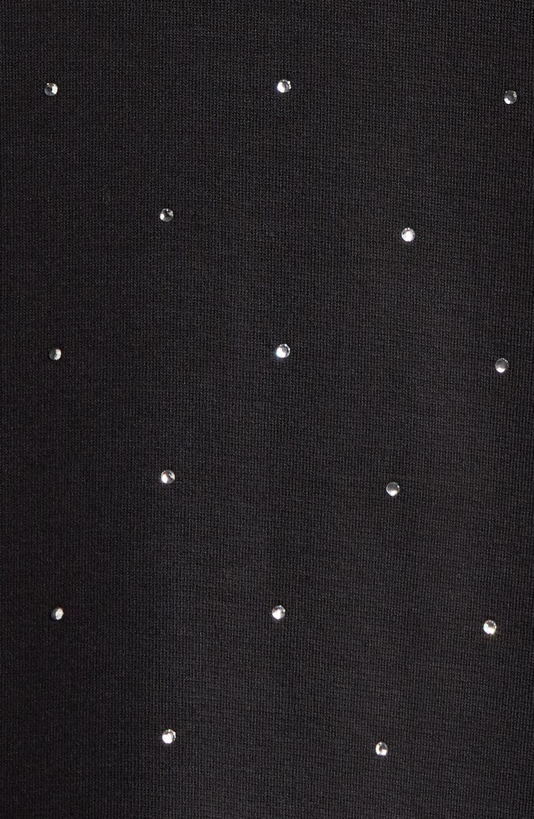 Tommy Bahama Darcy Diamante Sleeveless Ponte Shift Dress, Alternate, color, Black