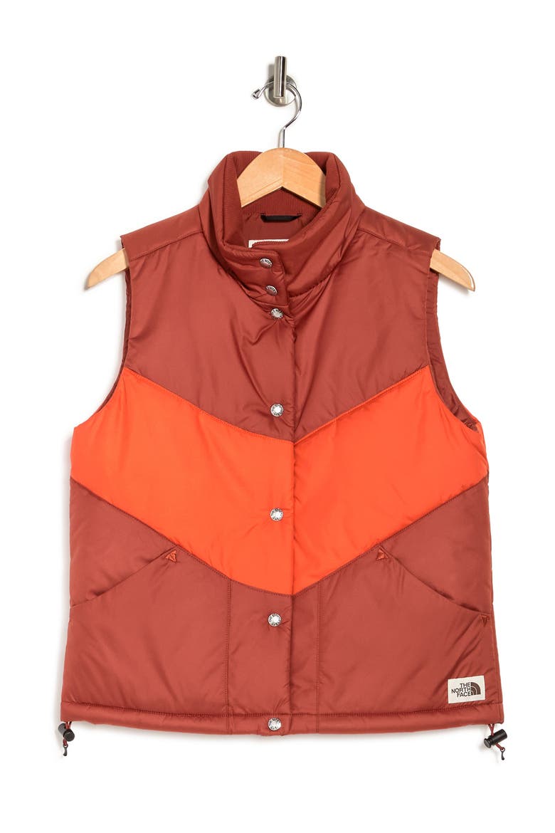 Sylvester Water-Resistant Insulated Vest, Alternate, color, BRANDY BRO