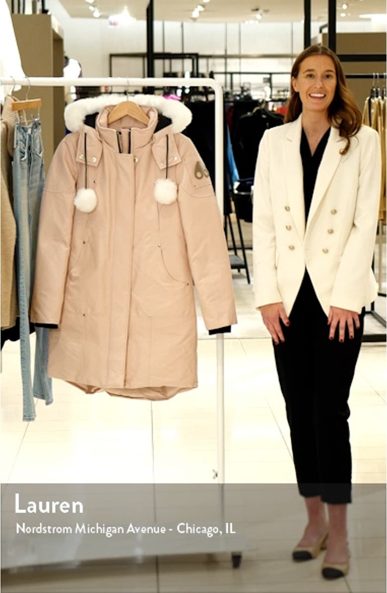 Stirling Down Parka with Genuine Shearling Trim, sales video thumbnail