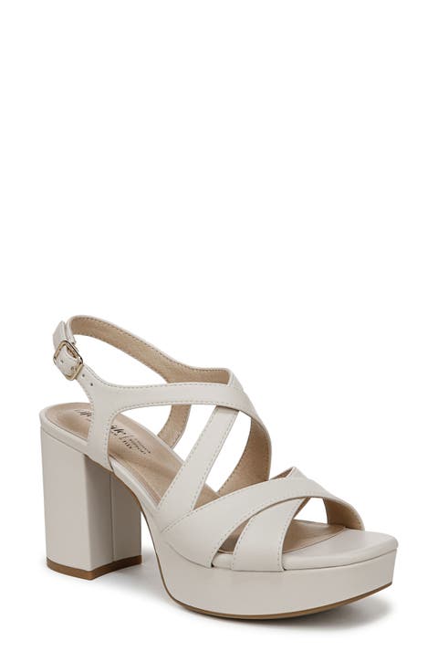 Adrianna Slingback Platform Sandal - Wide Width Available (Women)