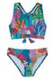 Ocean Blooms Racerback Swim Set