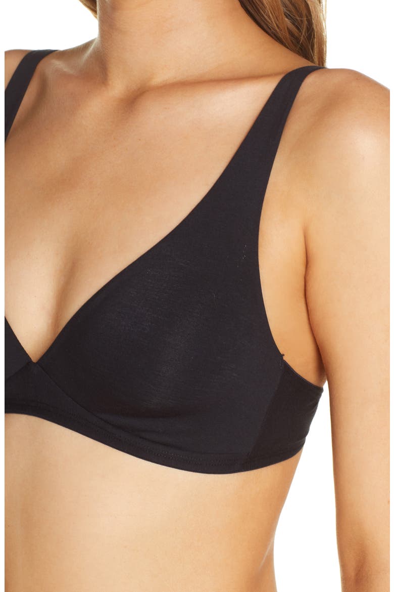 Cotton Sensation Soft Cup Bra, Alternate, color, BLACK 019