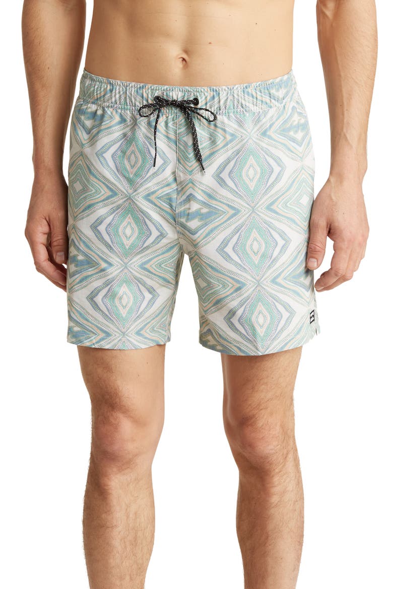 Sundays Layback Swim Trunks, Main, color, PASTEL