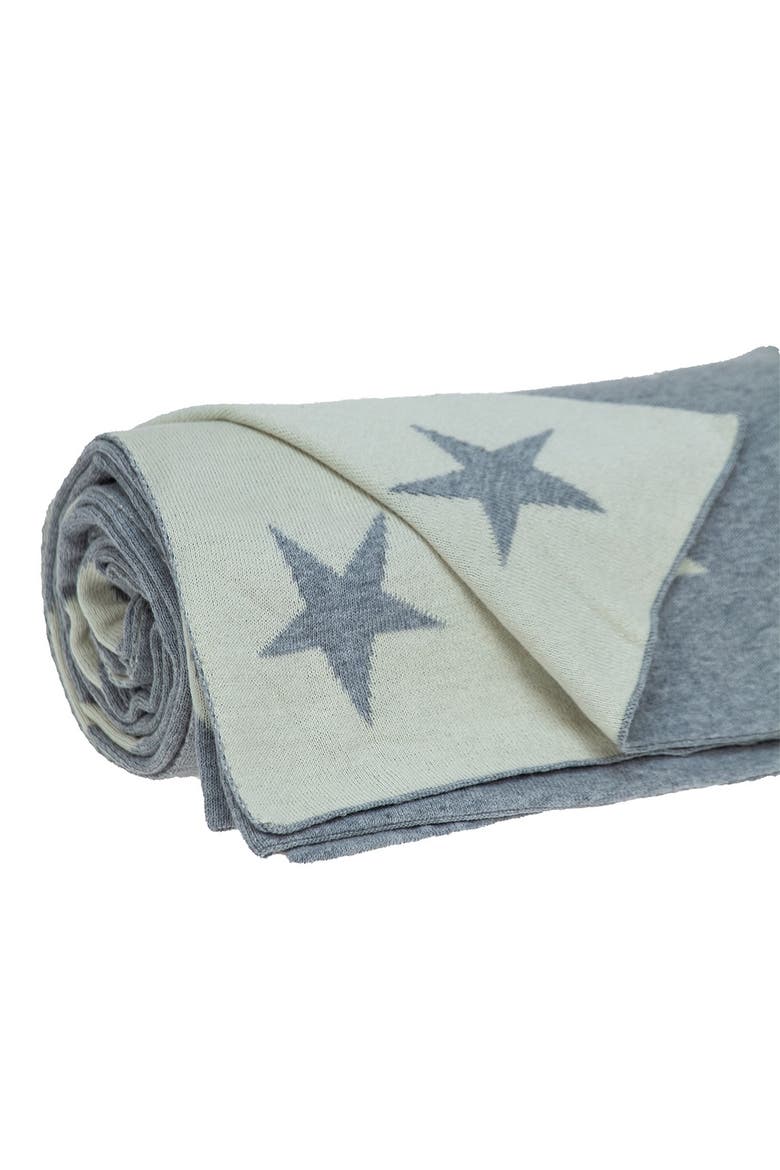 Transitional Grey 52" x 70" Knitted Throw Blanket, Alternate, color, GRAY