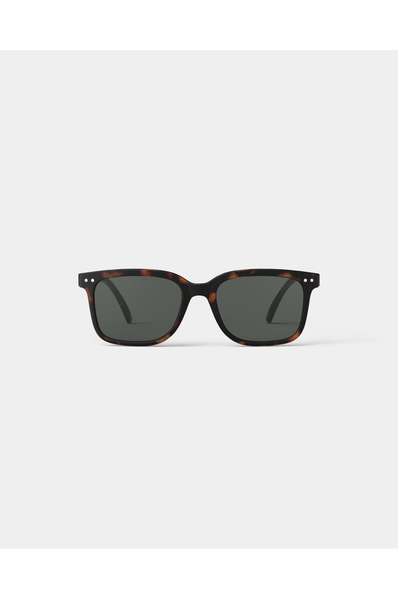 #L 54mm Rectangular Sunglasses, Main, color, Tortoise