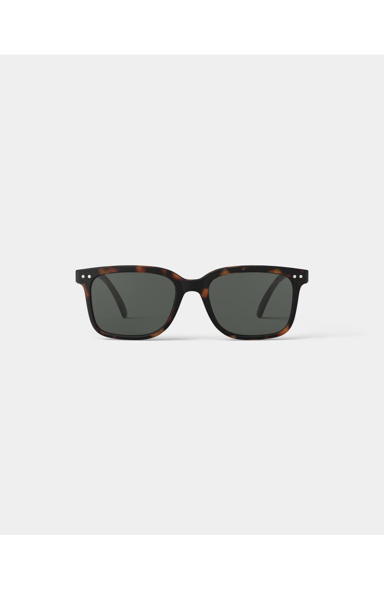 IZIPIZI #L 54mm Rectangular Sunglasses, Main, color, Tortoise