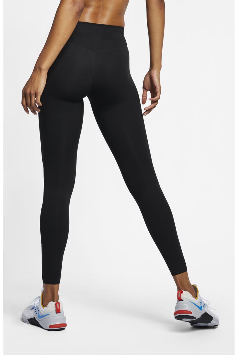 One Luxe Tights, Alternate, color, BLACK/CLEAR