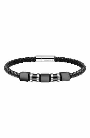 VAN HEUSEN Men's Ornaments Leather Bracelet