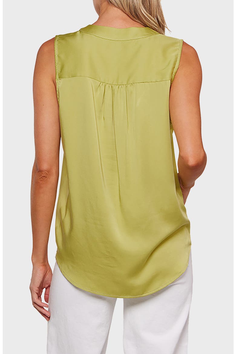 Sabine Sleeveless Top, Alternate, color, LIME