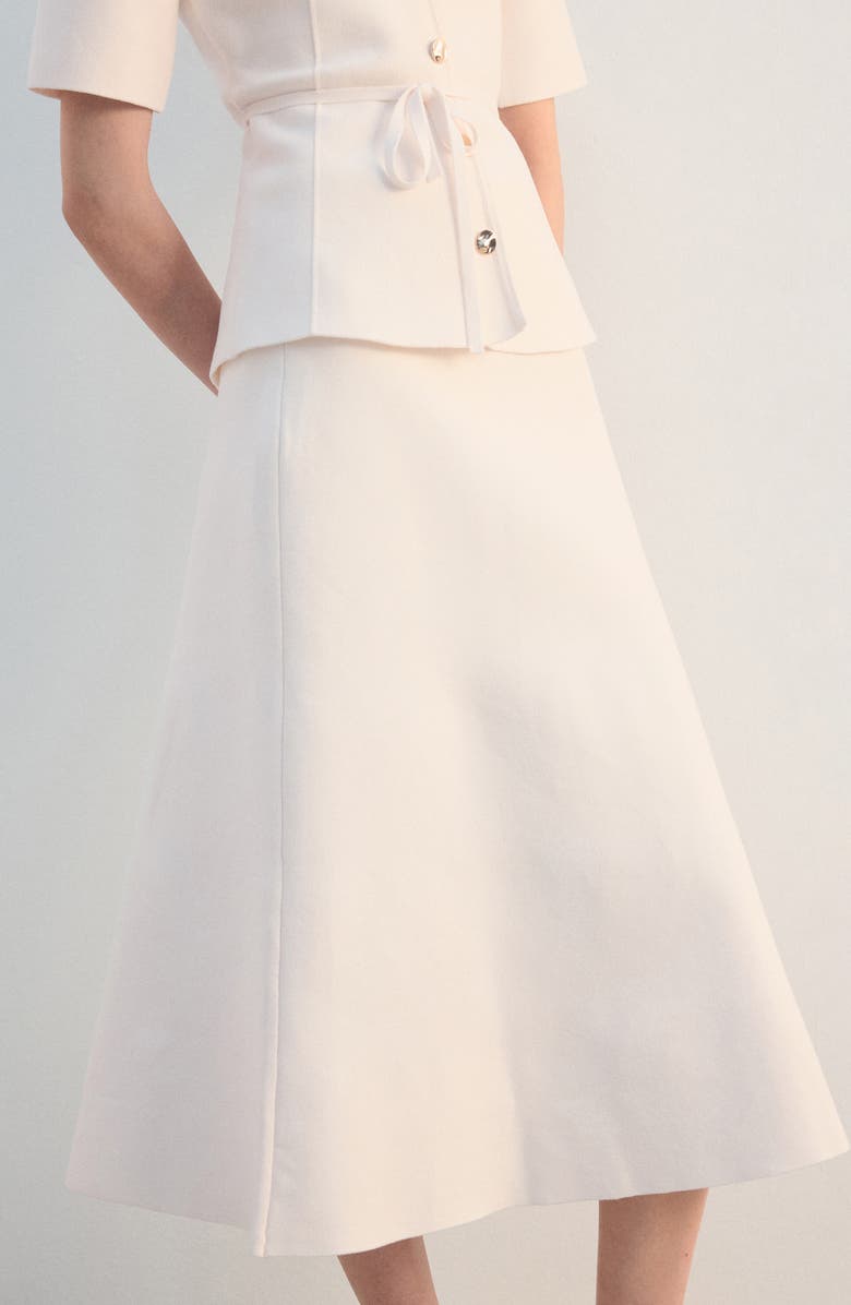 MANGO Flared Knit Skirt, Alternate, color,