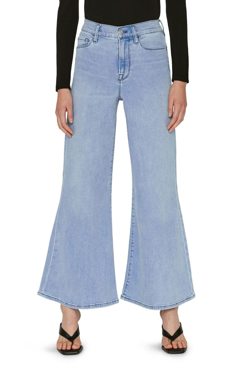 FRAME Le Palazzo Crop Wide Leg Jeans, Main, color,