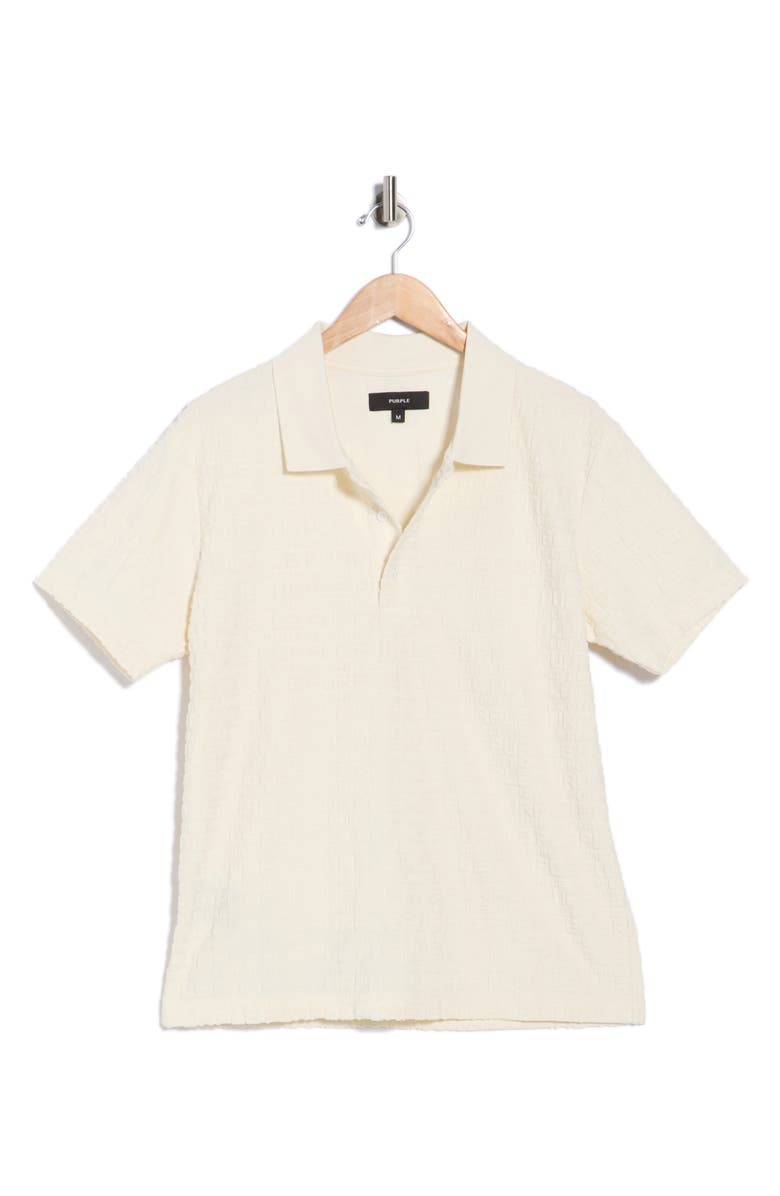 PURPLE BRAND Terry Towel Polo, Alternate, color,