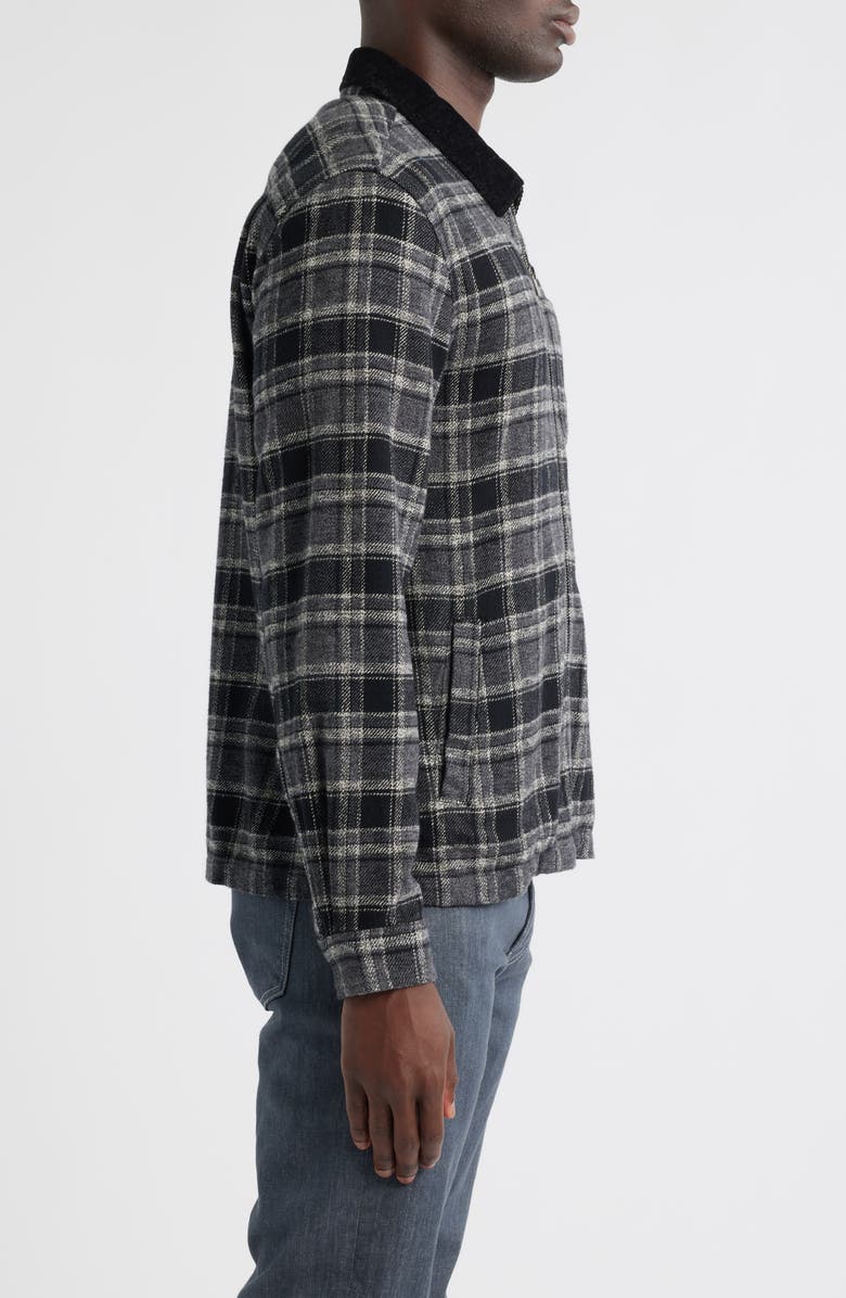 Rails Jaque Plaid Cotton Flannel Shirt Jacket, Alternate, color, Mountain Storm