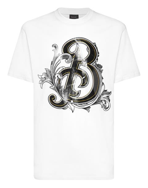 T-Shirt Round Neck Logo Lettering Men