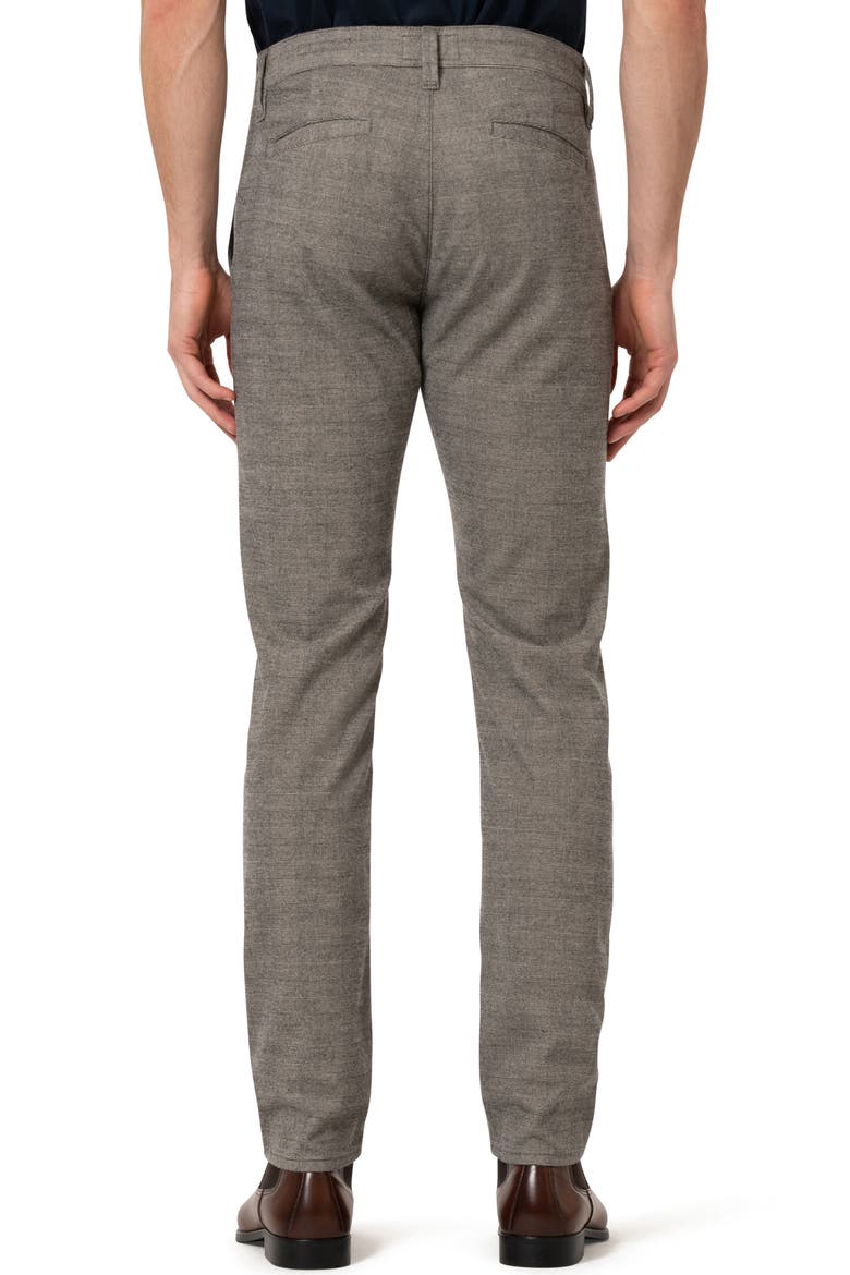 Verona Straight Leg Chino Pants, Alternate, color, TAUPE ELITE CHECK