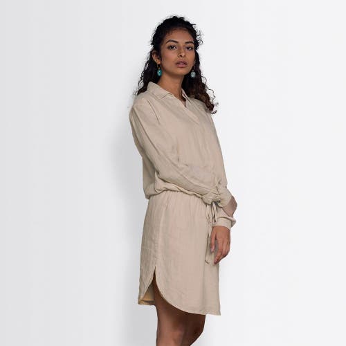 Reistor Meet Me By The Cliff Dress In Beige