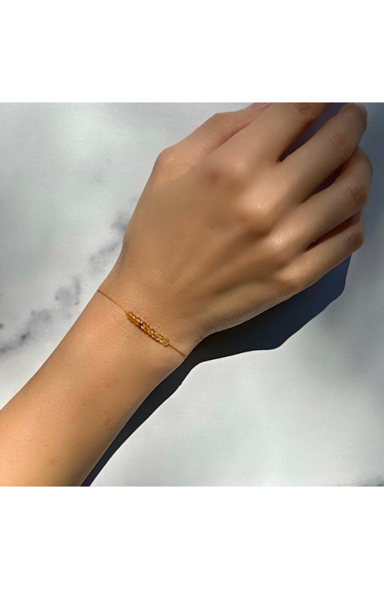 C. GRASSI The Energy Project Bracelet - Love With Rose Quartz & Solid 14K Gold Bead, Alternate, color, Pink