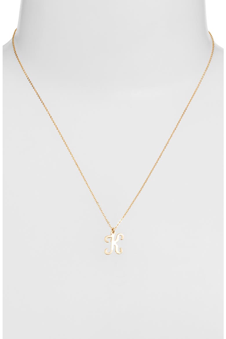 Gianna Initial Pendant Necklace, Alternate, color, GOLD / K