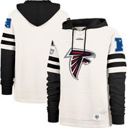 '47 Men's '47 Cream Atlanta Falcons Split Zone Cornerback Duo Lacer Hoodie