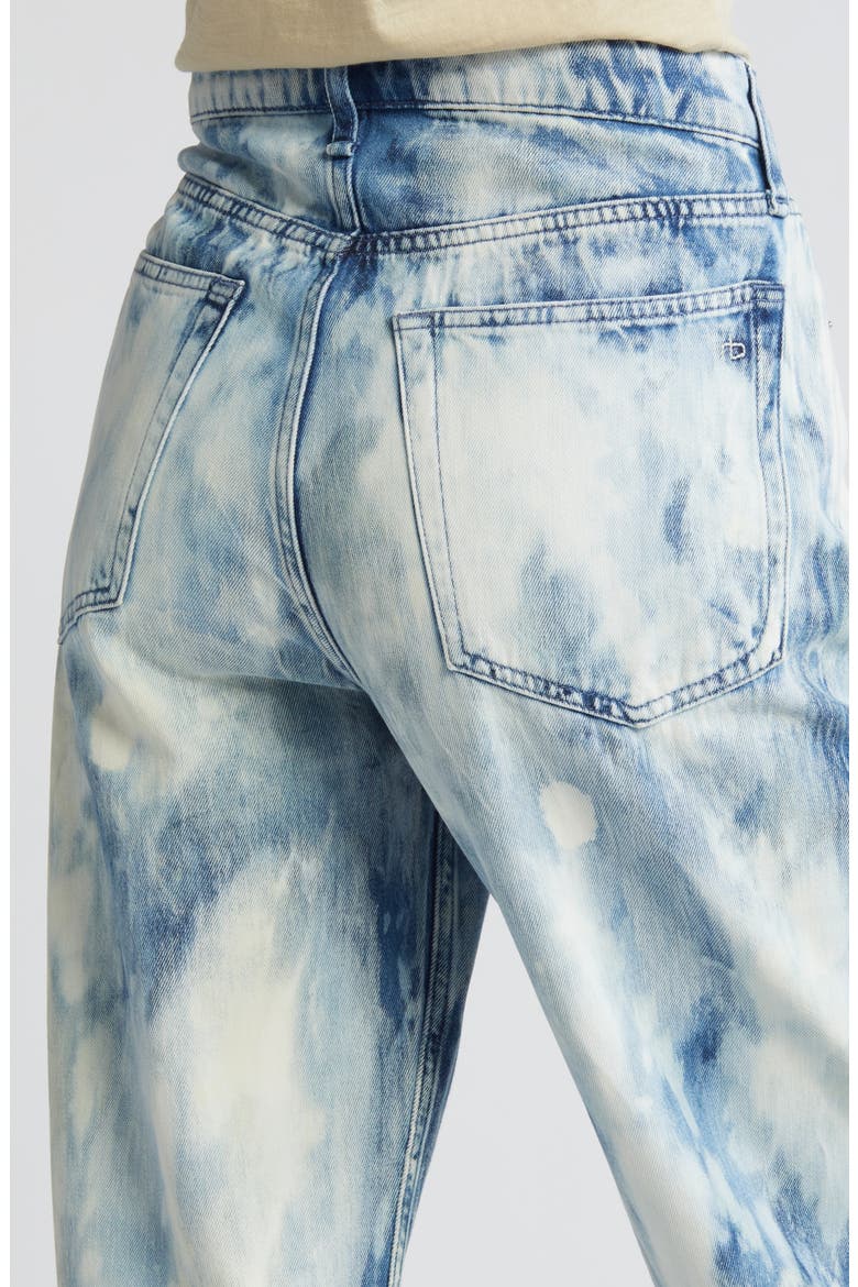 Logan Bleach Splatter Wide Leg Jeans, Alternate, color, INDWATERCO