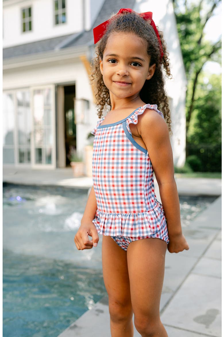 Sienna Heritage Gingham Swimsuit, Alternate, color, Heritage Gingham