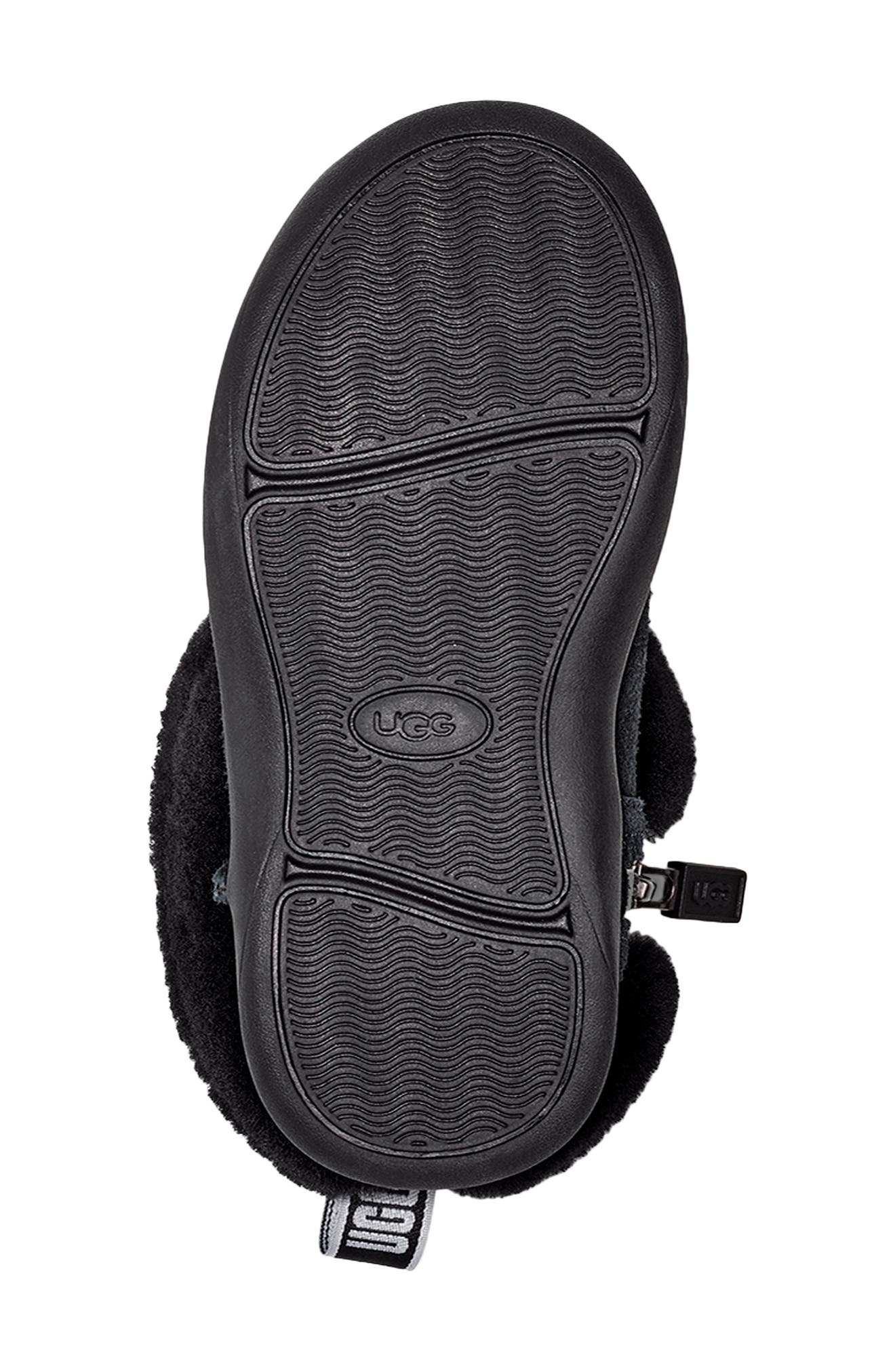 UGG<sup>®</sup> Kids' Mini Quilted Fluff Genuine Shearling Boot, Alternate, color, 