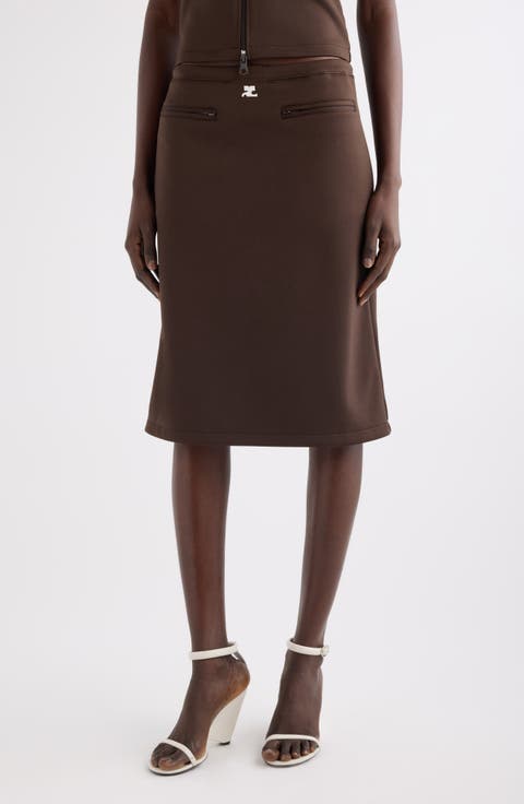 スカート COURReGES Woman Skirt White 125CJU221PL0170 0001 COURRÈGES: Skirt woman - White | Courrèges skirt