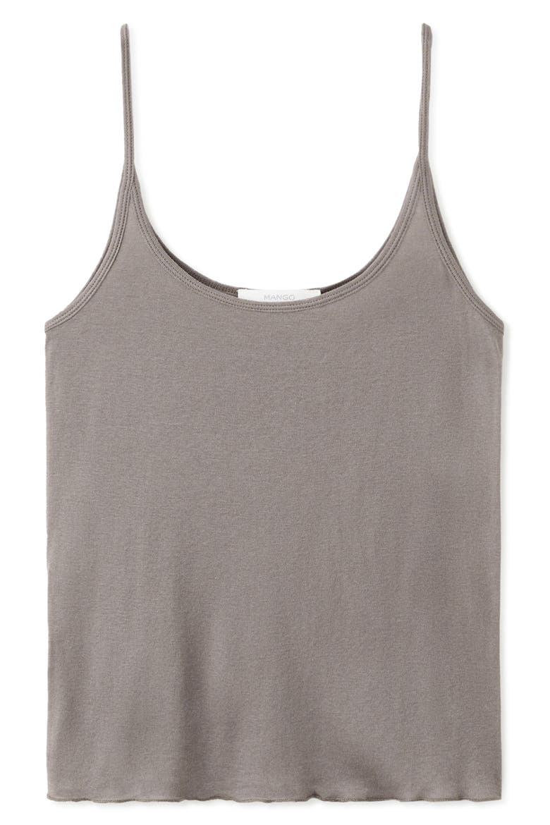 Cotton Pajamas Camisole, Alternate, color, MEDIUM BROWN