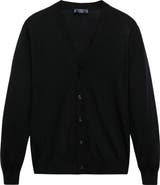 MANGO Solid Wool Cardigan