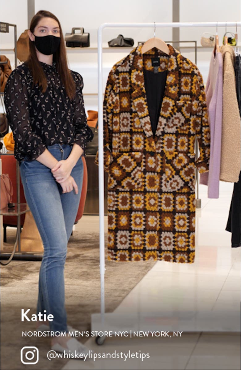 Wool Blend Afghan Duster Coat, sales video thumbnail