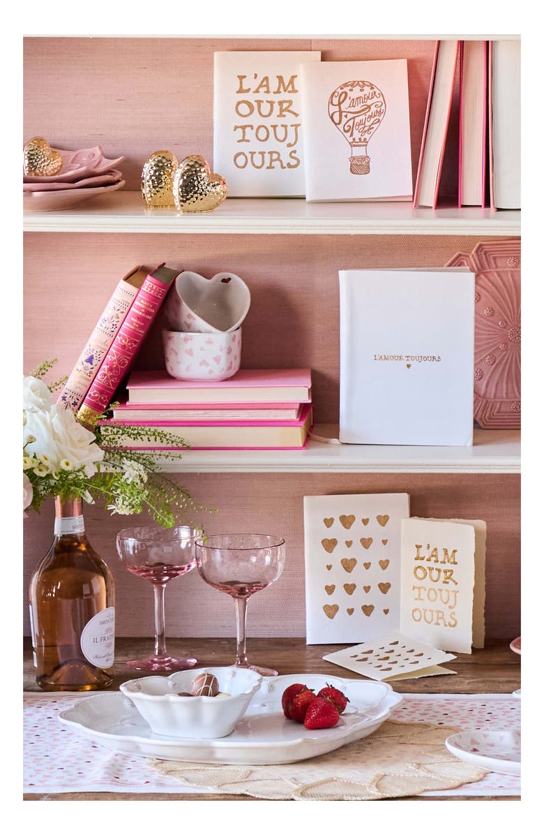 Juliska Berry & Thread Ceramic Heart Bowl, Alternate, color, Whitewash