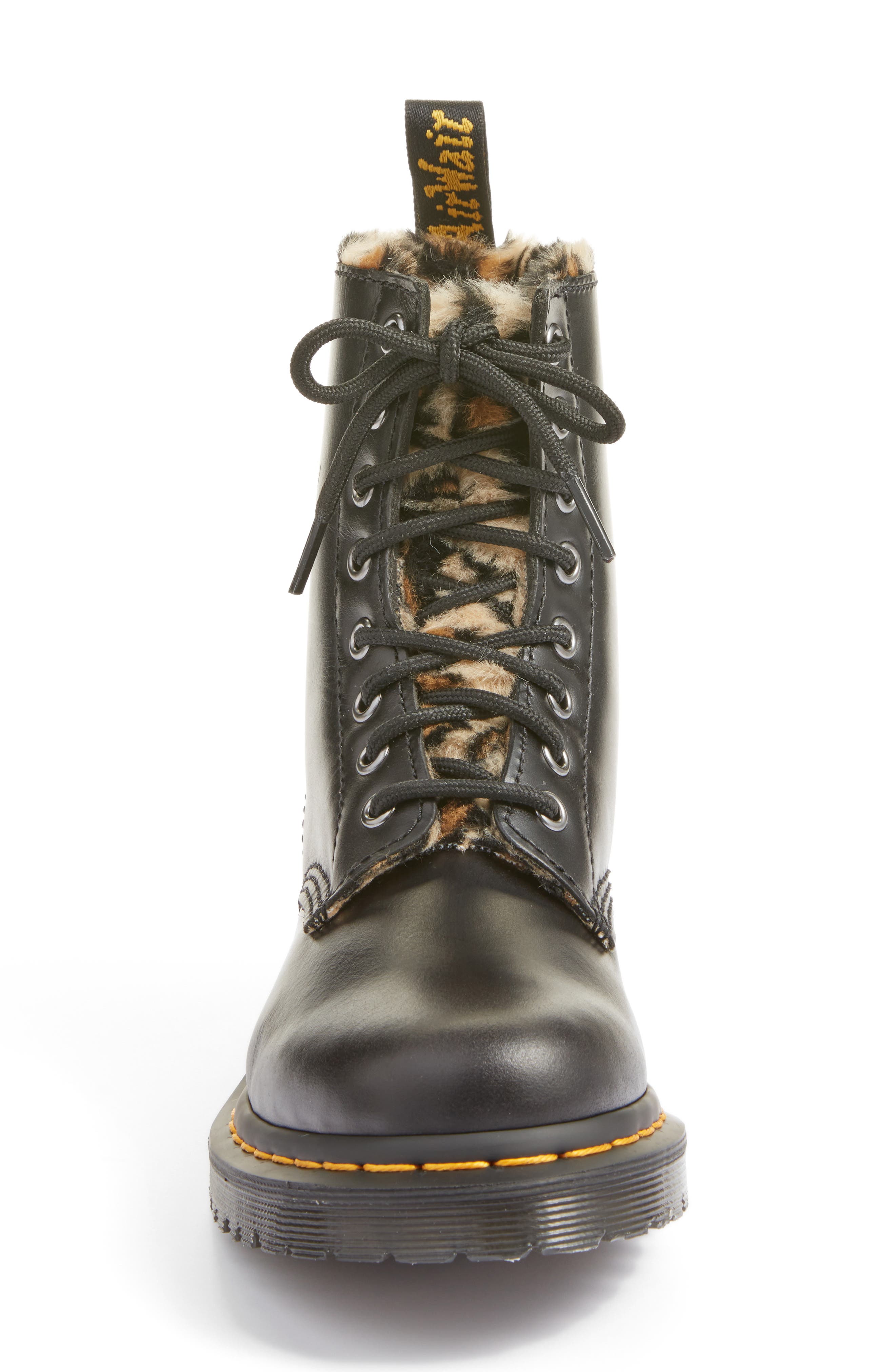 Dr. Martens Serena Faux Fur Lined Boot, Alternate, color, 