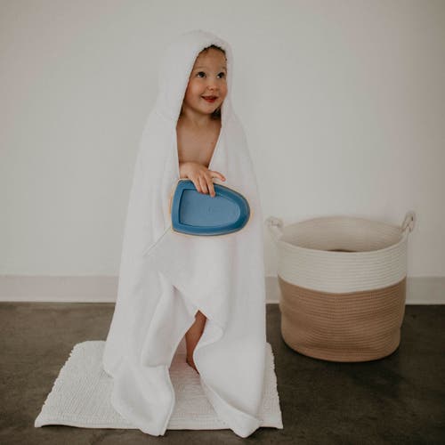Parker Baby Co. Hooded Bath Towel In White