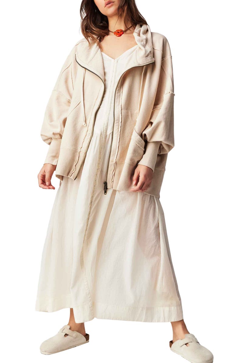 Free People Camden Oversize Cotton Hoodie, Main, color, 