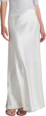 Vince Crinkled Satin Maxi Skirt