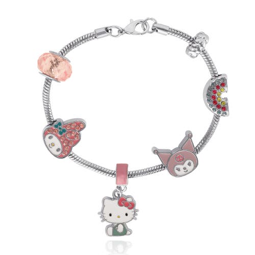 Hello Kitty & Friends Charm Bracelet In Silver