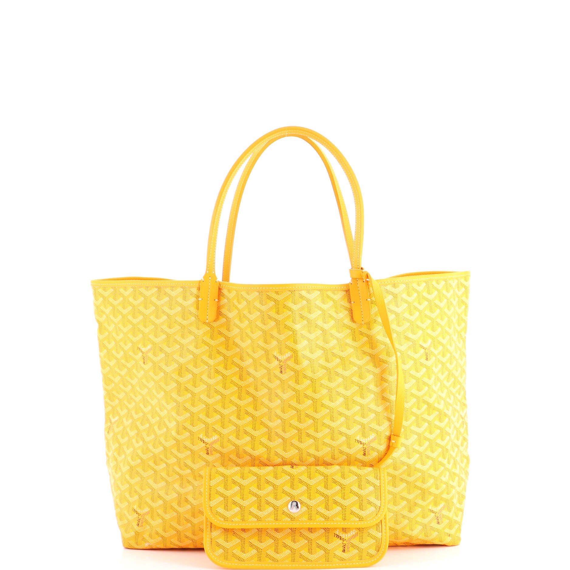 Pre-Owned Goyard Saint Louis Tote Coated Canvas GM, Alternate, color, Orange
