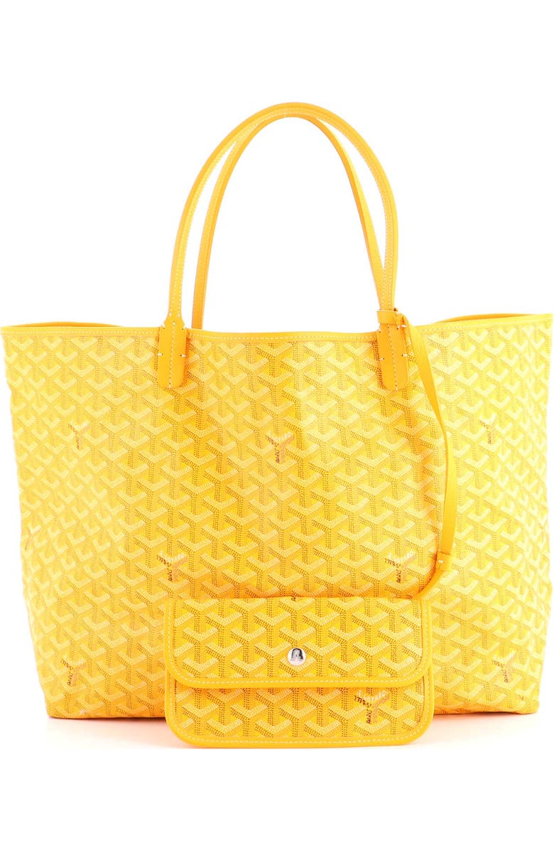 Pre-Owned Goyard Saint Louis Tote Coated Canvas GM, Alternate, color, Orange